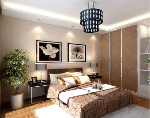 简约艺术现代婚房 现代时尚衣柜效果图