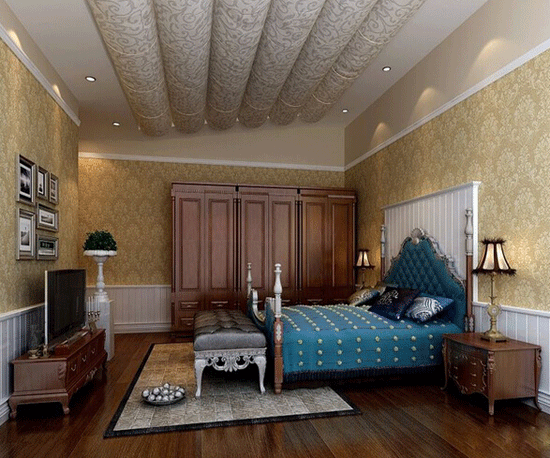 美式卧室衣柜效果图 欧美流行卧室装修风格