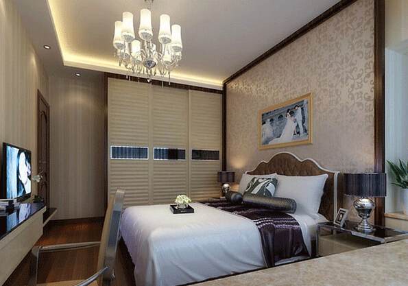 时尚简欧衣柜效果图 温馨雅致卧室衣柜装修效果图