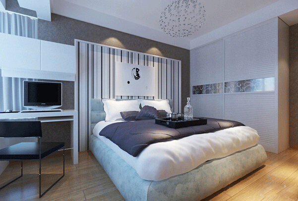 现代都市风情之家 新贵一族衣柜效果图