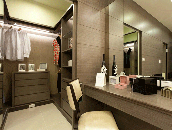 现代都市之家 时尚精英衣柜效果图