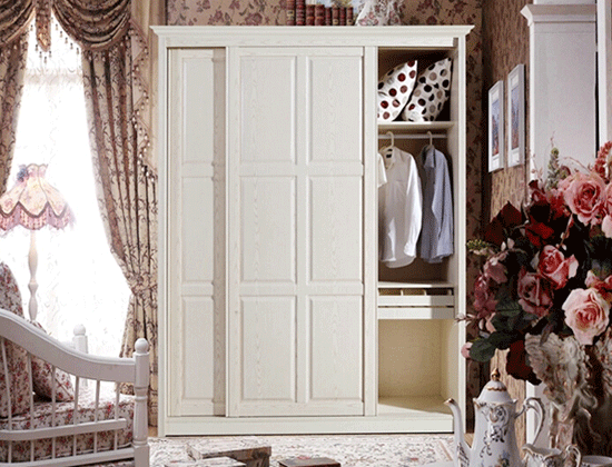 欧式田园衣柜效果图 淡雅而清新