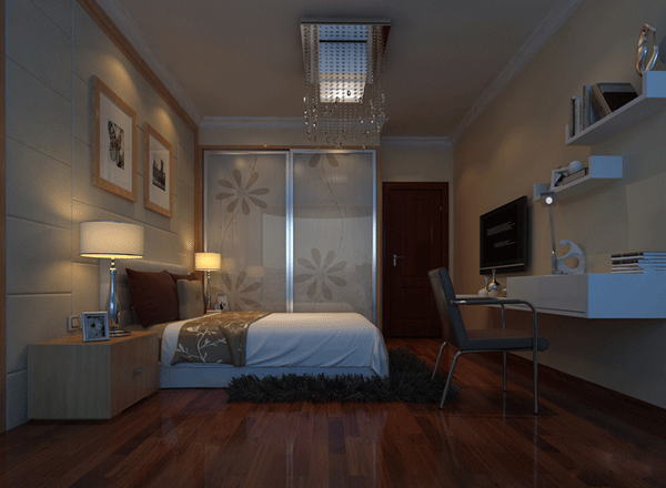 木色现代美居 温馨质感衣柜设计图