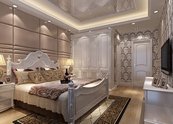 经典别墅装修设计 欧式衣柜效果图