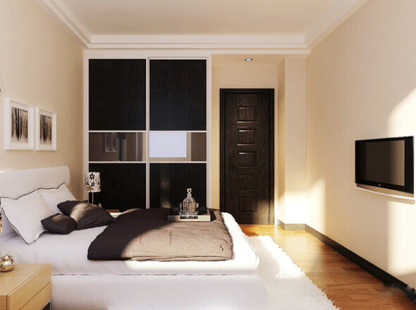 2014婚房装修大赏 现代简约衣柜效果图 