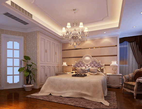 都市大户型衣柜效果图 散发浓郁的欧式情调