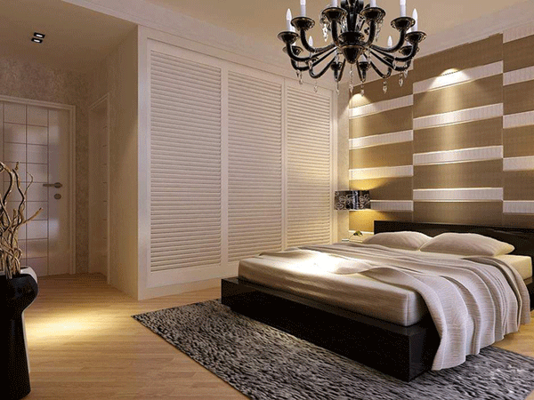 线条感家装设计 现代简约风衣柜效果图