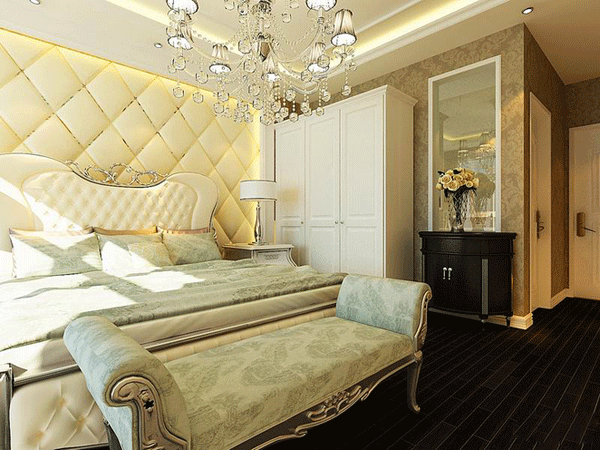 高贵奢华别墅 欧式衣柜效果图