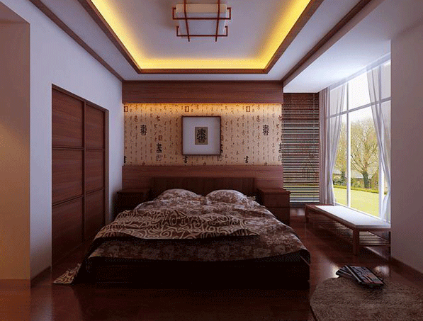 新中式衣柜设计图 入墙式衣柜效果图