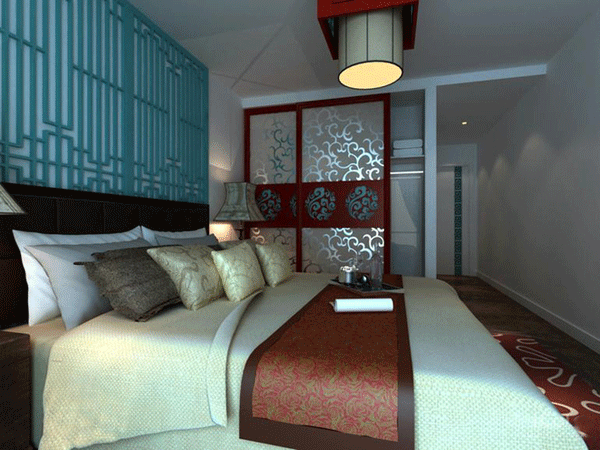 新古典衣柜效果图 时尚大气卧室设计