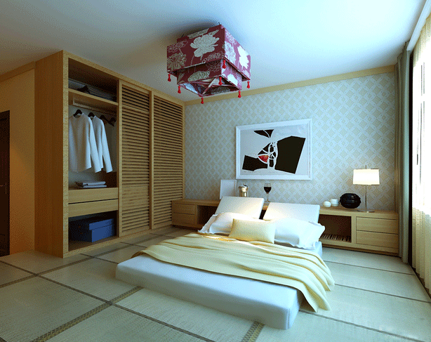 精致男士衣柜效果图 原木色移门衣柜图片