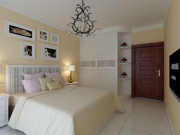 永不褪色的流行风 现代卧室衣柜效果图