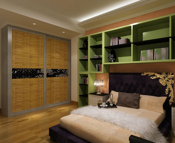 幸福的小家装 现代独立式整体衣柜图片