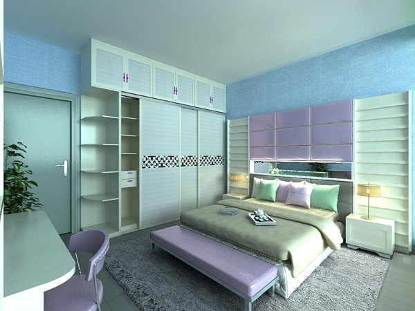 现代卧室衣柜效果图 简约风格衣柜设计图