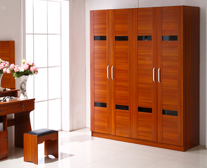 宜家实木质衣柜效果图 移门整体衣柜设计图