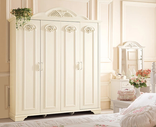 韩式田园整体衣柜效果图 散发温馨自然的空间感