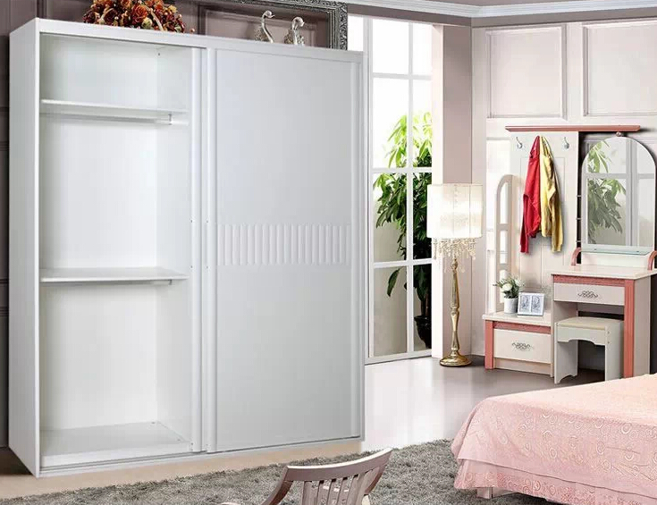 清新现代小户型 现代移门衣柜设计图