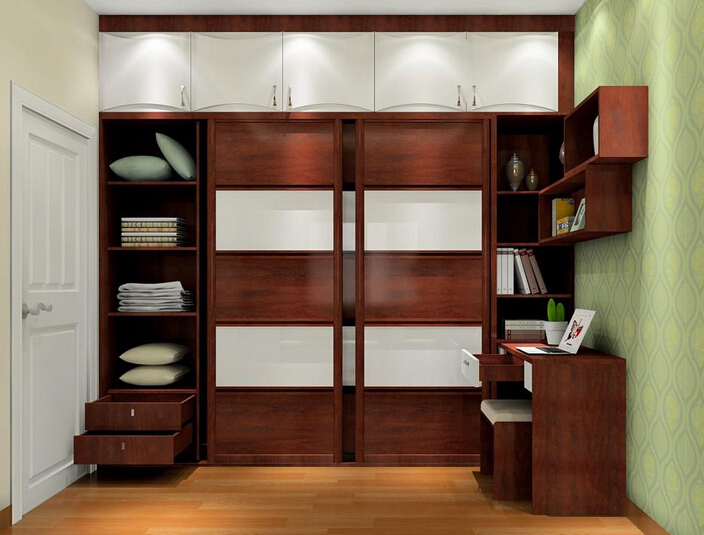 嵌入式衣柜设计图 北欧风格小家