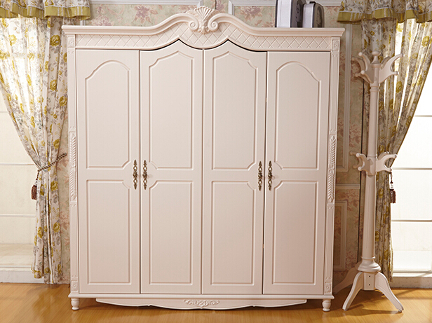 韩式田园整体衣柜图片 极具艺术立体美感