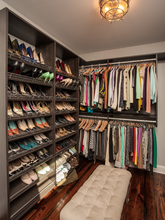 阁楼卧室衣柜效果图 玄关衣帽间设计图