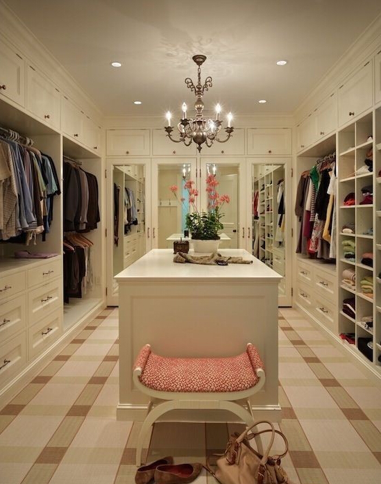 小资时尚衣柜设计图 大户型卧室衣柜效果图