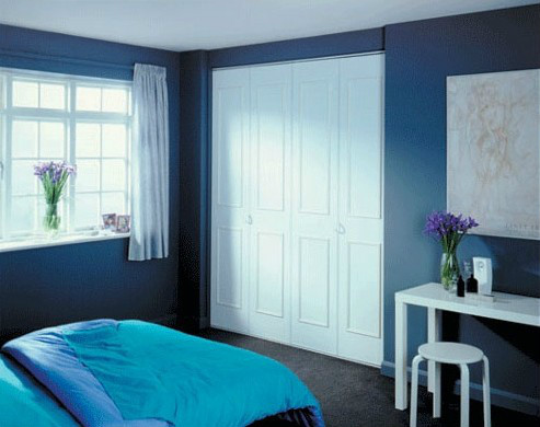 地中海风情衣柜图片 宛如不施粉黛的少女 