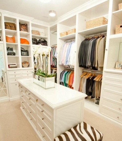 超唯美4㎡空间 欧式风格衣柜设计图