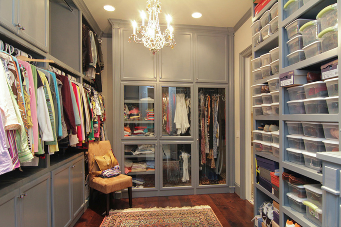 家庭整体衣帽间设计案例 时尚潮流衣柜设计图