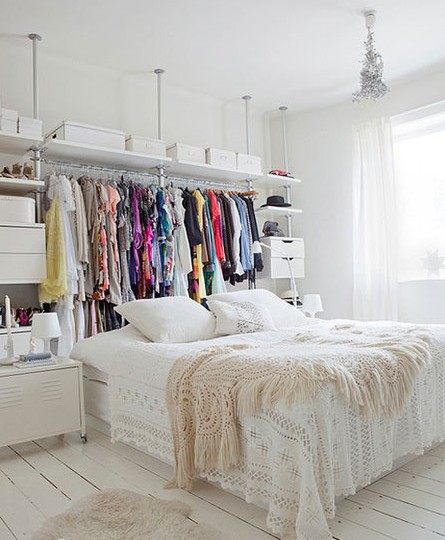 纯纯北欧风公寓 小清新控的衣柜效果图