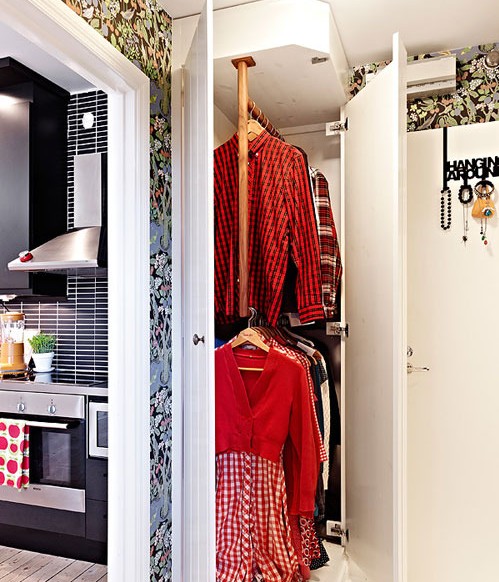 简单而精致的设计 3㎡衣柜效果图