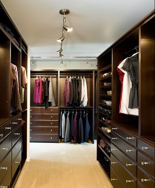 引领棕派生活 高端奢华衣柜效果图