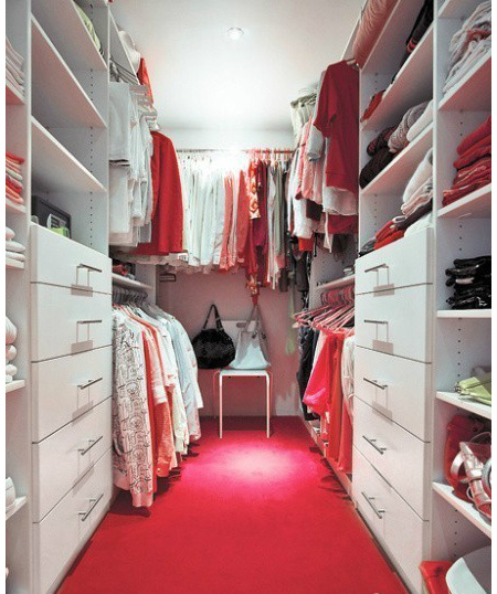 简单的衣帽间设计图 都市丽人衣柜效果图