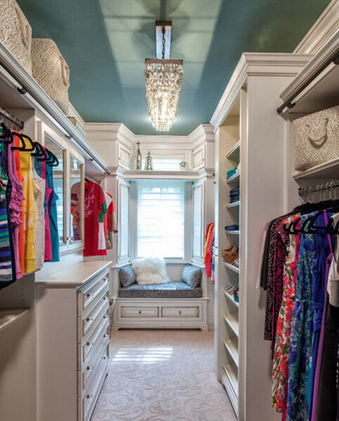 开放式衣柜设计图 白领的创意打造