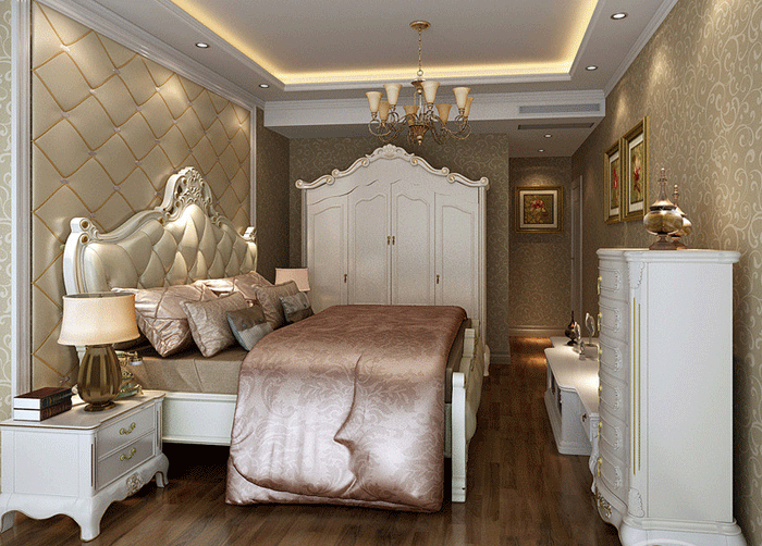 经典象牙白衣柜设计图 新颖独特华丽