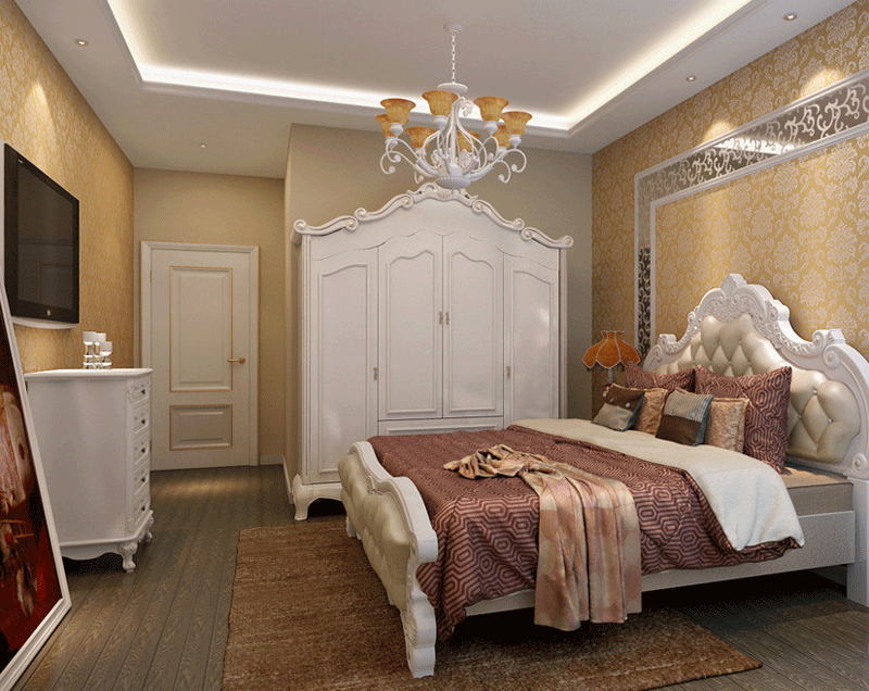 欧式整体衣柜效果图 简洁素雅清新脱俗