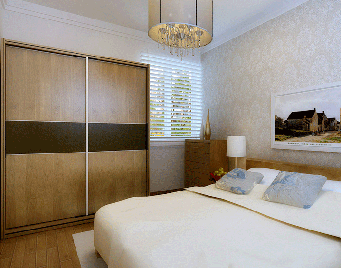 现代移门衣柜设计图 尽显古朴之风