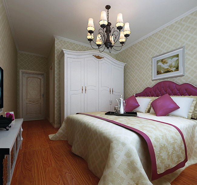 120㎡三居简约欧式家装 现代简约欧式整体衣柜效果图