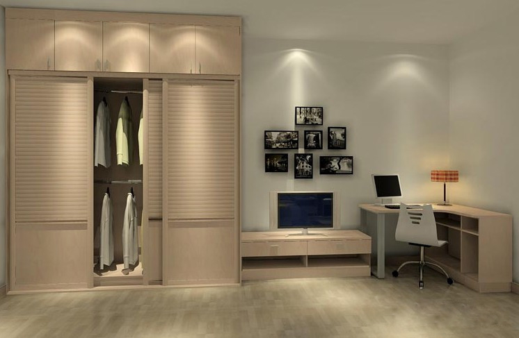 现代整体衣柜效果图 老房翻新没难度