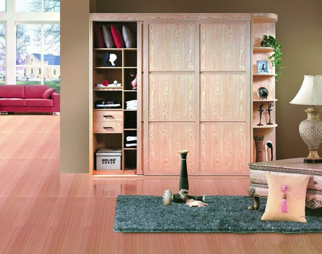 原木色衣柜效果图 简简单单也是幸福