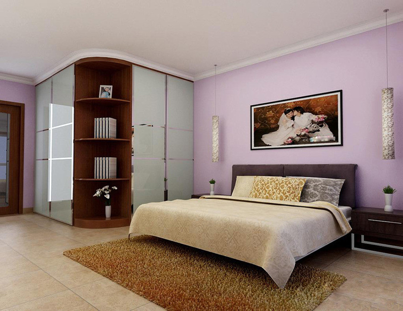 现代移门衣柜效果图 现代风格乌木卧室衣柜图片