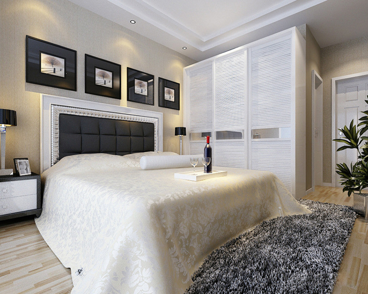 时尚大气场 经典小百叶衣柜设计图