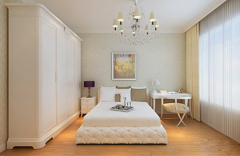简欧风格衣柜效果图 打造舒适小空间