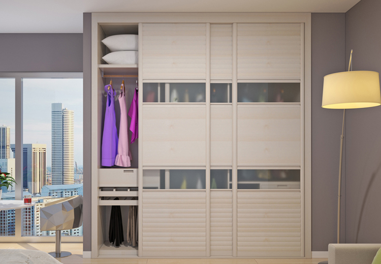 现代摩登走进卧室 现代移门衣柜效果图