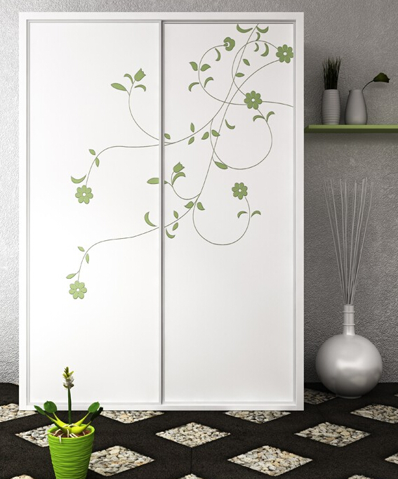 卧室也玩小清新 收纳休闲衣柜设计图