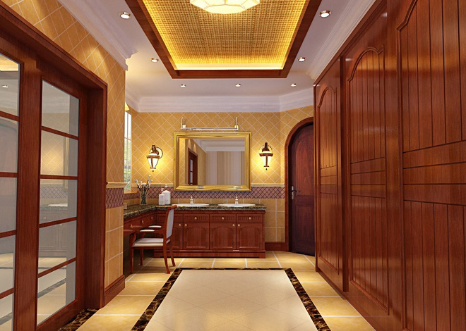 欧式实木衣柜效果图 生活品大升级