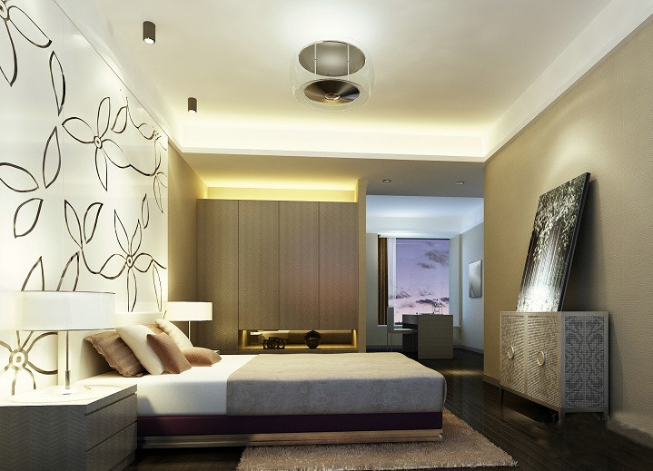 公寓装修俏变身 现代四门衣柜设计图