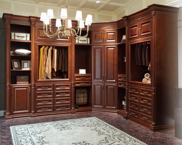 欧式古典衣柜设计图 让幸福无限放大