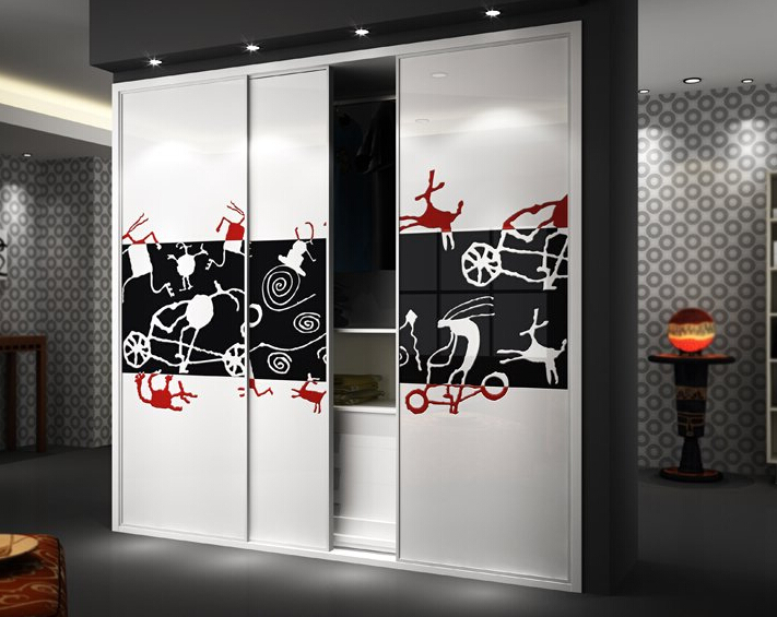 现代三门衣柜设计图 经典百搭家装