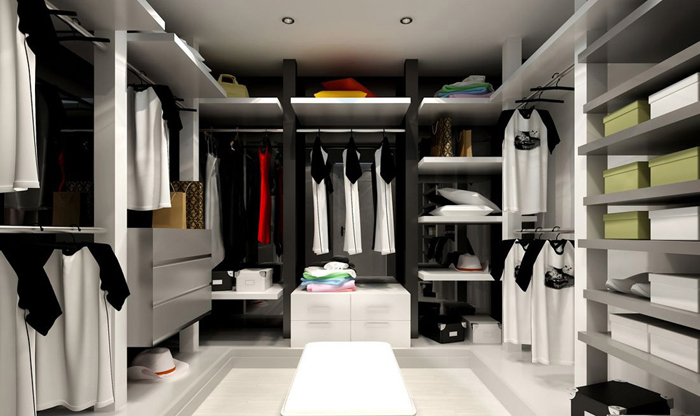 不一样的时尚打造 现代个性衣柜设计图
