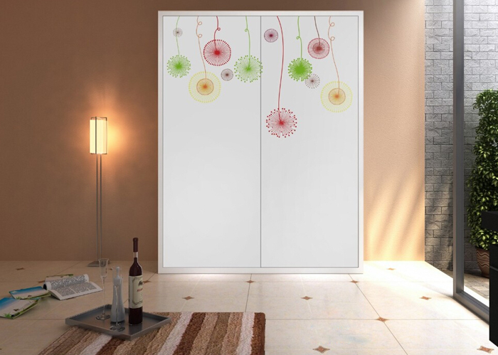 现代移门衣柜效果图 打造纯白幻想